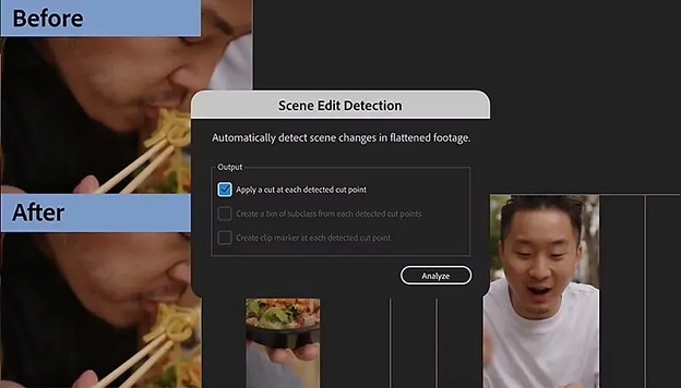 Detectie scène bewerking