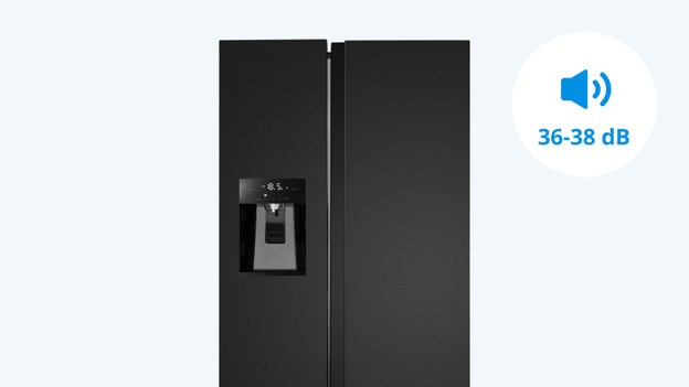 Koelkast met gemiddeld geluidsniveau
