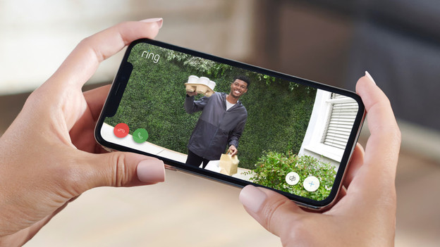 Ring app met videobeeld