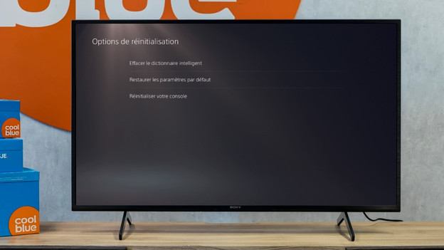 Options de reset PlayStation