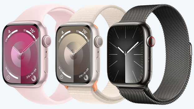 Apple Watch 9 : appels uniquement, pas de réduction de bruit