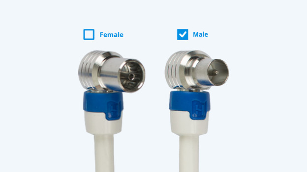 Connect your coax cable to the Telenet TV box or Digicorder