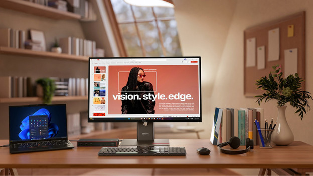 Lenovo usb4 dock in gebruik