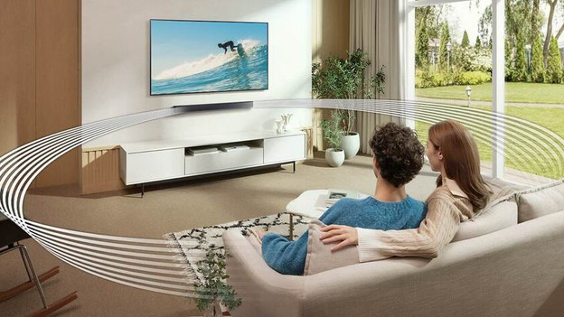 Geluid van een soundbar