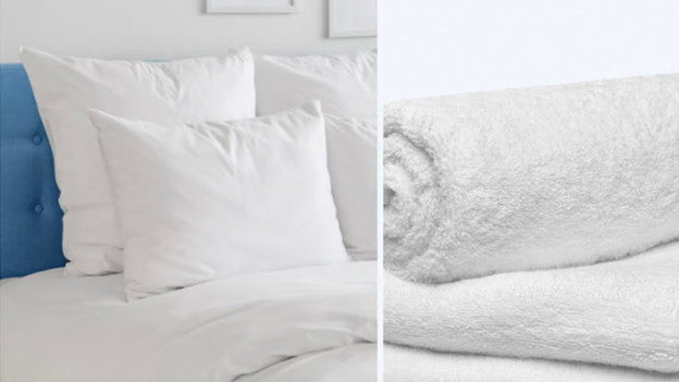 Katoenprogramma: beddengoed en handdoeken