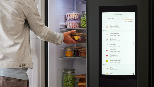 A smart fridge