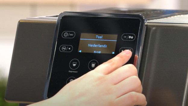 Stel de gewenste taal in