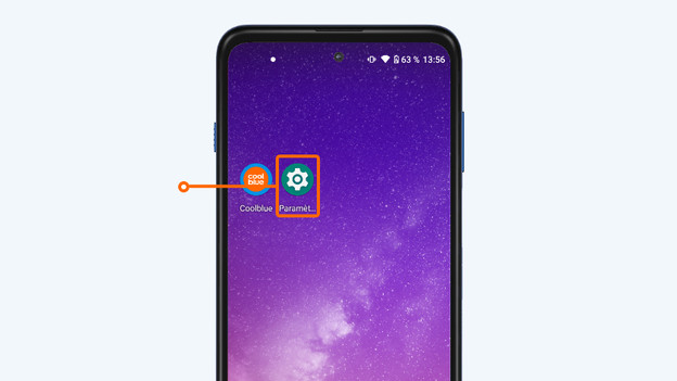 1. Appuyez sur Paramètres.