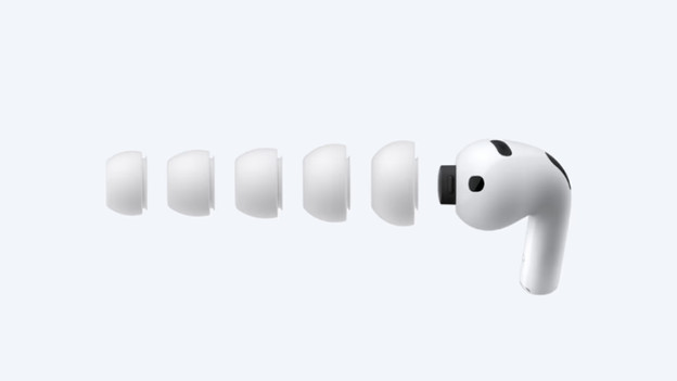 AirPods Pro 3: in-ear met 5 maten oordopjes