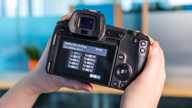 Canon EOS R: filmen in 4K met 25 fps