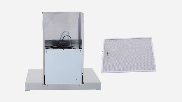 Back of the range hood and filter