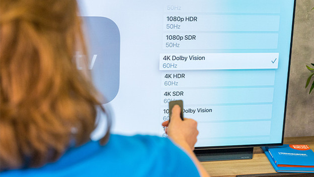 Select a resolution on your Apple TV