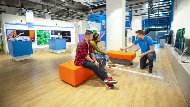 télévisions en magasin