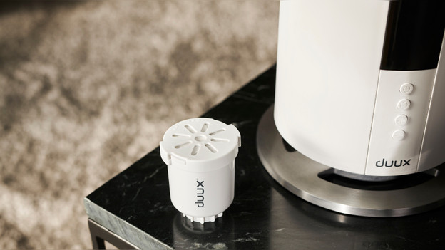 Anti-limescale filter humidifier