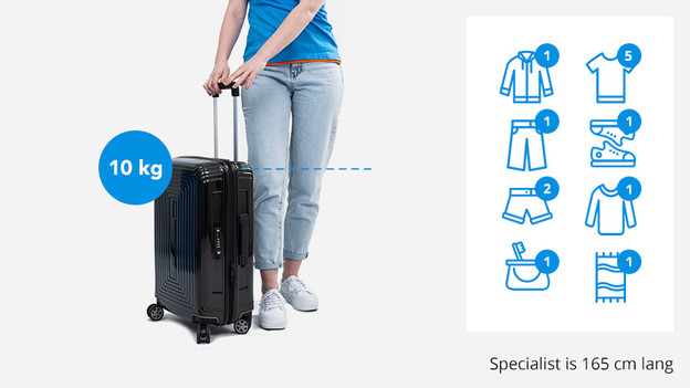 Dimensions carry-on suitcases