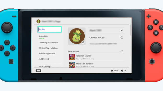 Nintendo Switch OLED transfer
