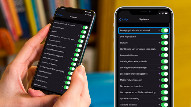 Turn on 'Motion Calibration and Distance'.