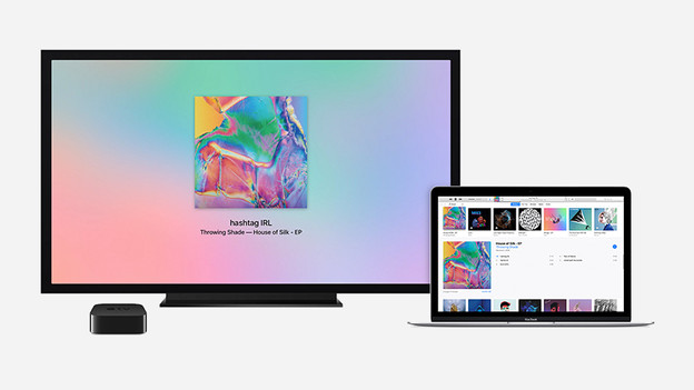 Streamer iTunes d'Apple Macbook vers Apple TV