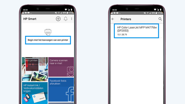 Connecter l'imprimante