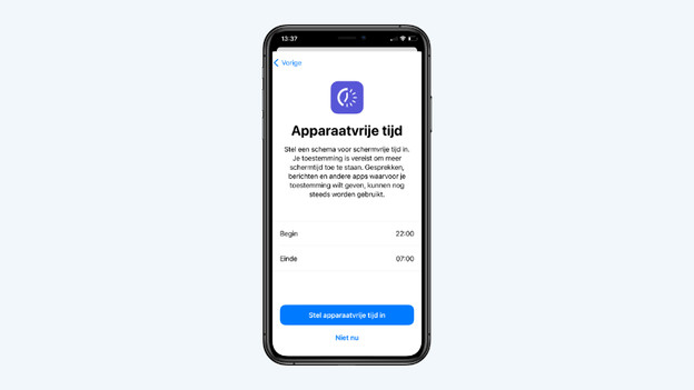 Here, choose a start and end time and tap 'Set Downtime'.