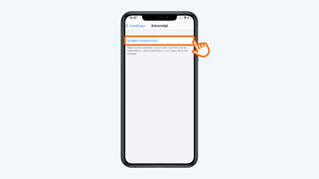 Tap 'Turn On Screen Time'.