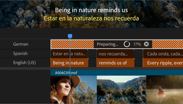 Vertaal bijschriften en maak transcripties in Premiere Pro