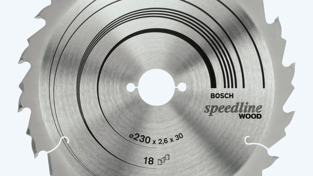 Asgat van een zaagblad