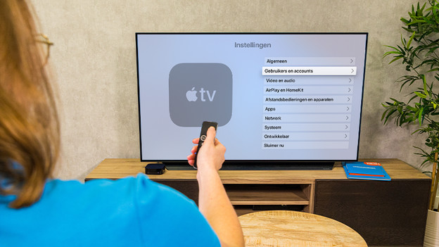 Open the settings and go to 'Users and accounts'