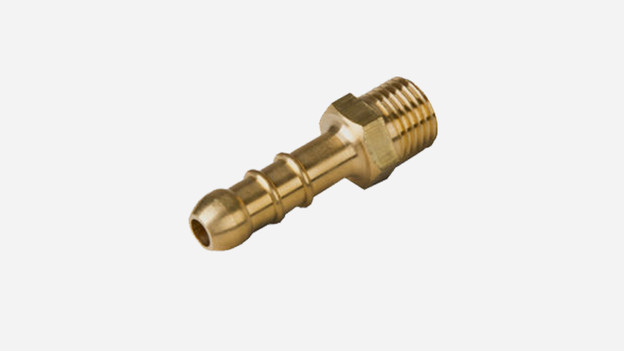 Connect gas bottle to the barbecue