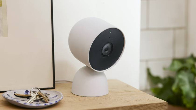 Google Nest IP camera met beeld op Google Nest Hub 2