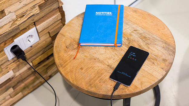 Charging with suitable power and amperage