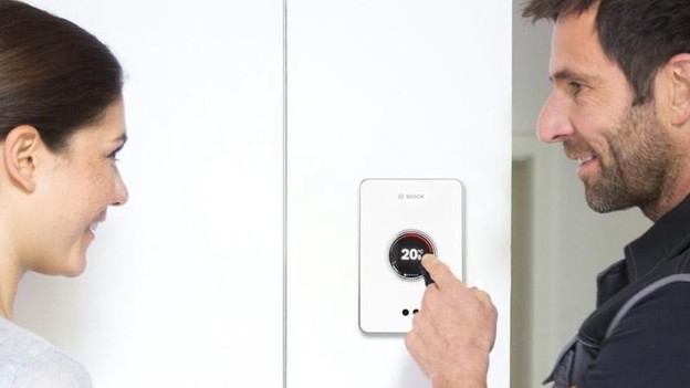 Bosch thermostaat in gebruik