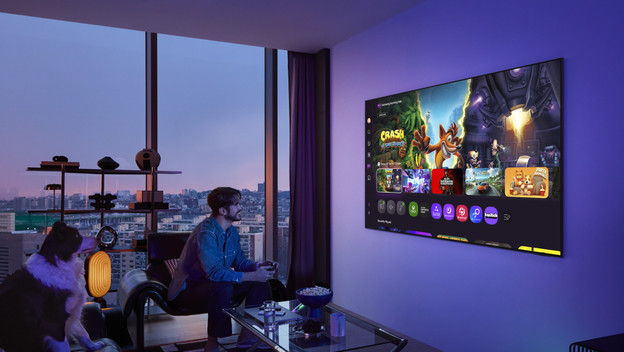 tv oled samsung glare free