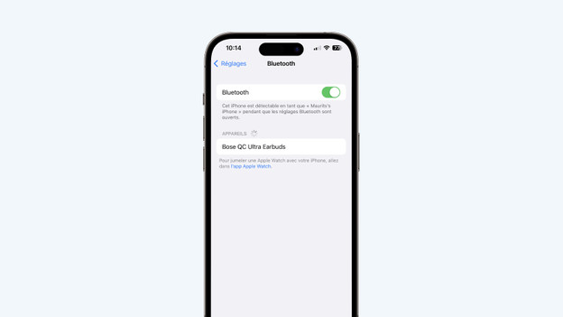 connecter les écouteurs Bose