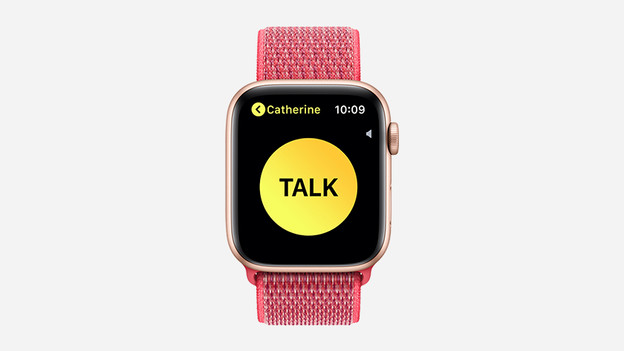 Start a walkie talkie conversation
