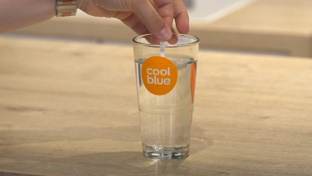 Stel de waterhardheid in