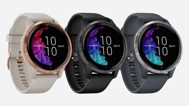 Garmin Venu: round, AMOLED display