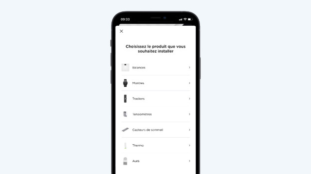 Connecter une balance à l'appli Health Mate