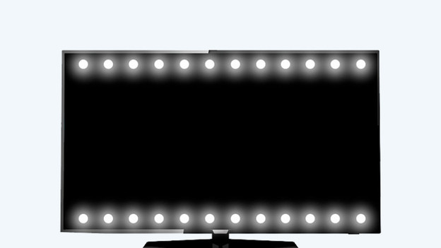 QLED Q64B: edge lit en 8 bit paneel