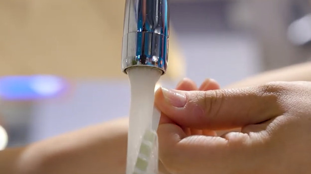 Set the water hardness