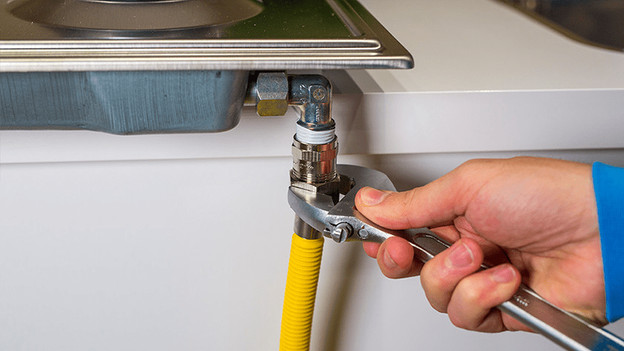 Gaskookplaat aansluiten