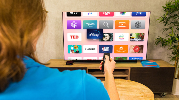 Pas het beginscherm van Apple TV aan