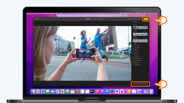 Foto's en video's bewerken