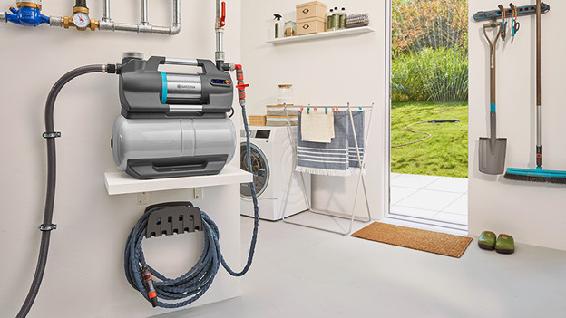 Hauteur de refoulement de la pompe à eau Gardena