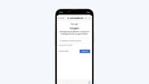 iOS naar Android Google account