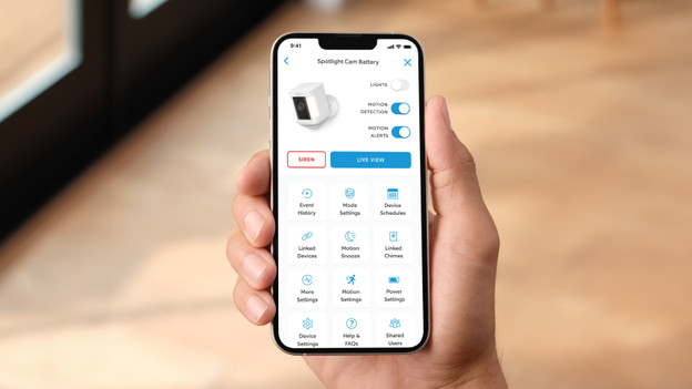 Paramètres des caméras IP et des sonnettes Ring