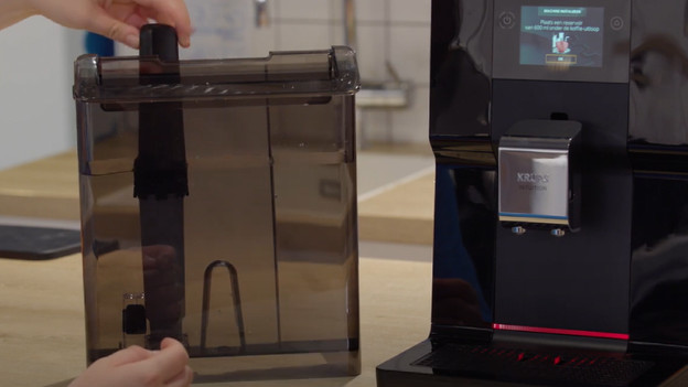 Stel het waterfilter in