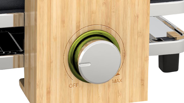 bouton rotatif pour régler la température d'un appareil à gourmet