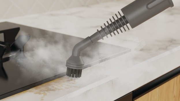 Stove and countertops