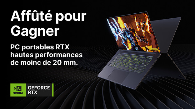 Decouvrez les PC portables gamer NVIDIA Slim